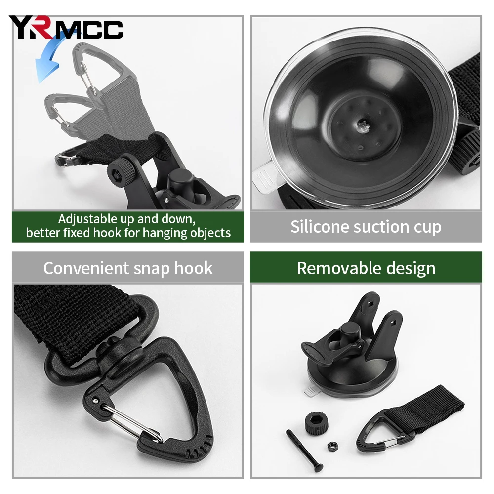 Car Tent Suction Cup Anchors Buckle Side Awning Outdoor Camping RV Van Securing Hook Motorhome Camping Car Accessory