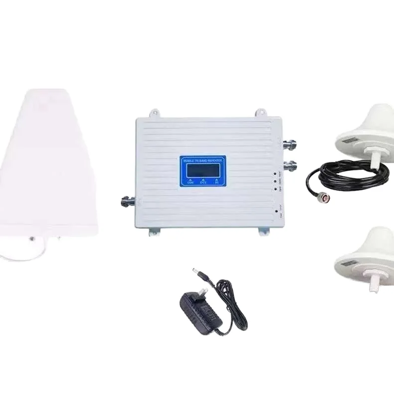 

GSM/DCS/3G One To Two Tri-Band Signal Repeater Mobile Phone Signal Amplifier For 100 Square Basis With Signal Difference
