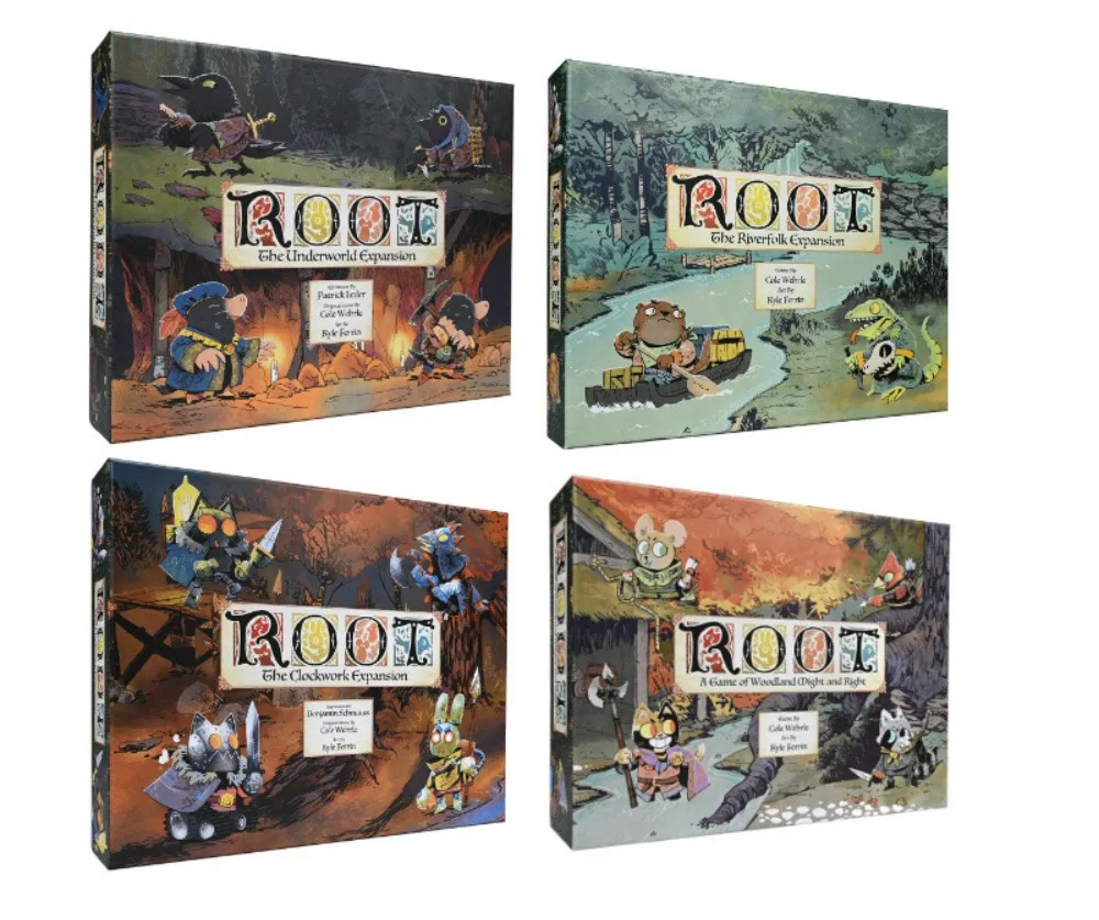 ألعاب Leder Games ألعاب بطاقات الجذر ألعاب لوح توسيع Riverfolk ألعاب التنمية الفكرية ألعاب الحفلات العائلية بين الوالدين والطفل #1