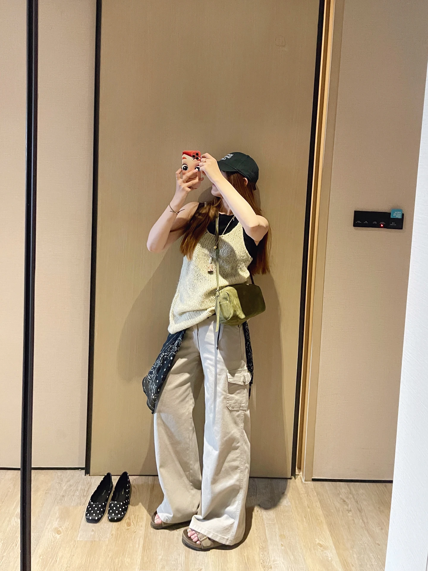 

KOGIRL High Waist Wide Leg Straight Cut Denim Pants Women's Korean Sle Double ket Workwear Sle Open Bone Bag Pants