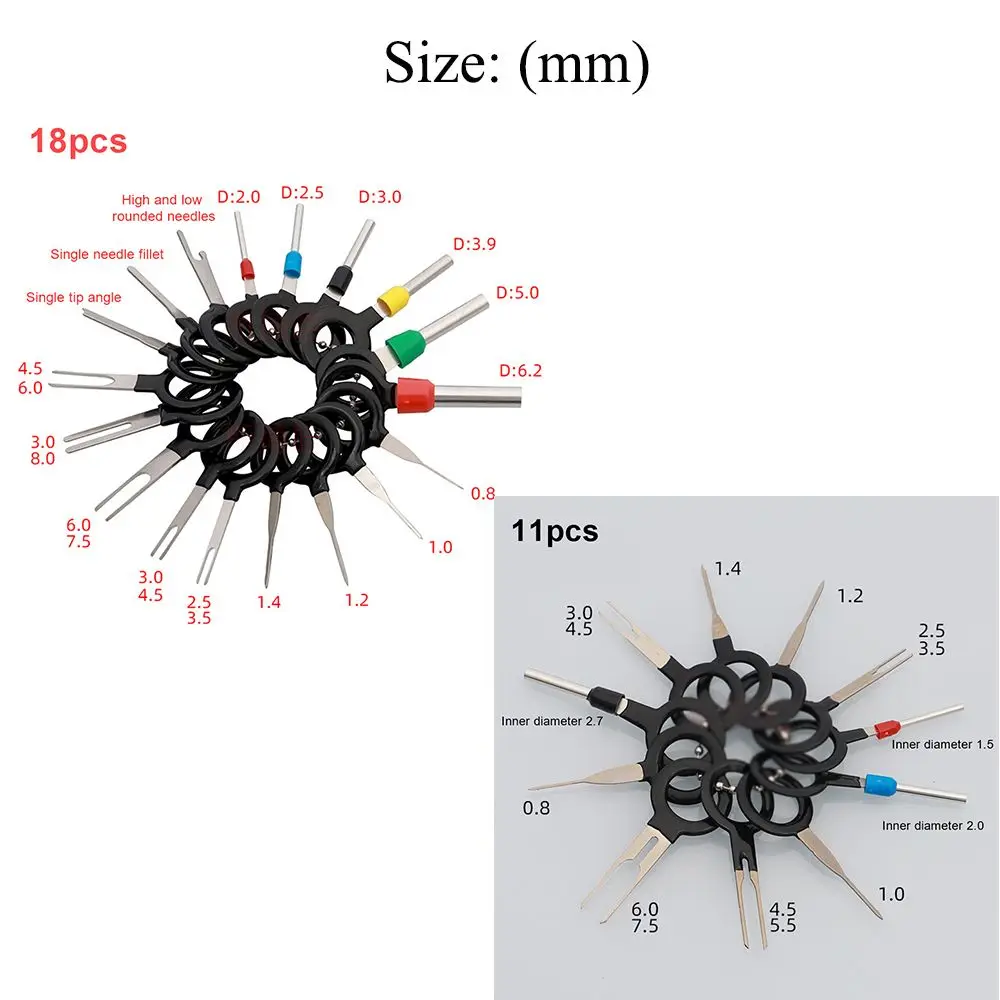 Automotive Plug Terminal Remove Tool Set Key Pin Car Electrical Wire Crimp Connector Extractor Kit Accessories