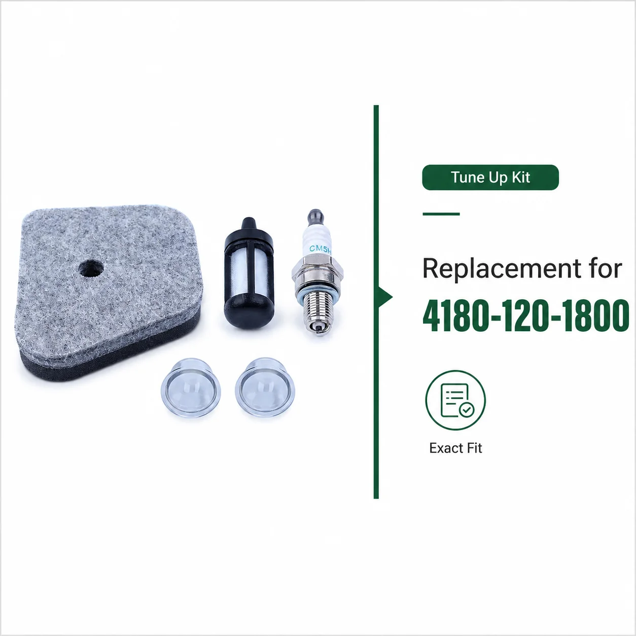 Tune Up Kit For Stihl FC90 FC95 FC100 FC110 Edgers HL90 HL100 Hedge Trimmers HT101 Air Filter Spark Plug Fuel Filter Primer Bulb