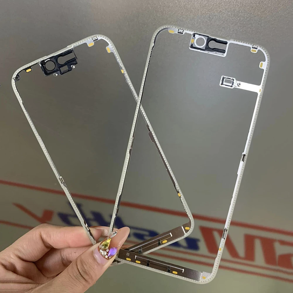 Musttby 10pcs OEM Quality LCD Screen Front Bezel Frame For iPhone 15 14 13 11 Pro X Xs Max 12Pro Middle Frame Replacement