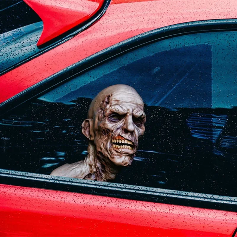 New Design 3D Zombie Sticker Decal Horror Avatar Car Sticker Halloween Pack Zombie Laptop Decal, 23cm - view 2