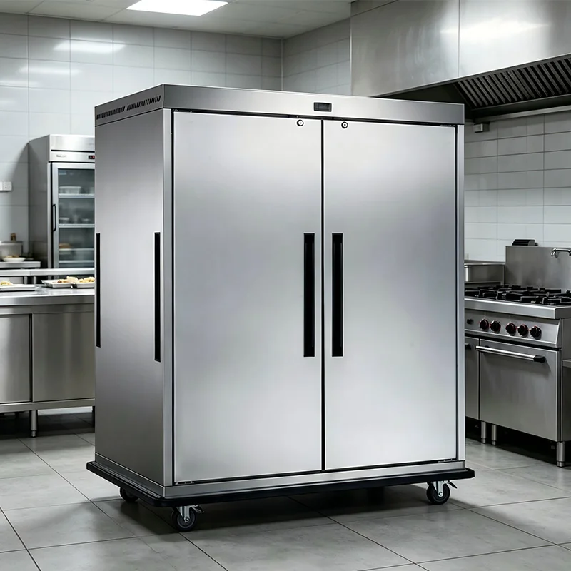 Mobile Cabinet,Commercial Multi Functional Stainless Steel 201 1400L Heat Holding Cabinet Hotel Electric Mobile Banquet Cart Int