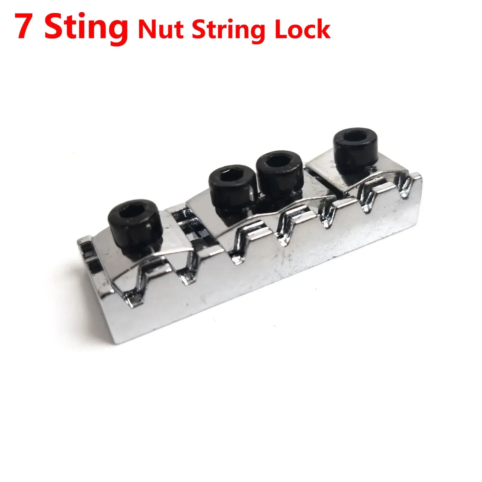 7-سلسلة الغيتار قفل الجوز الكروم 48mm أعلى جبل للجيتار الكهربائي دائم #6