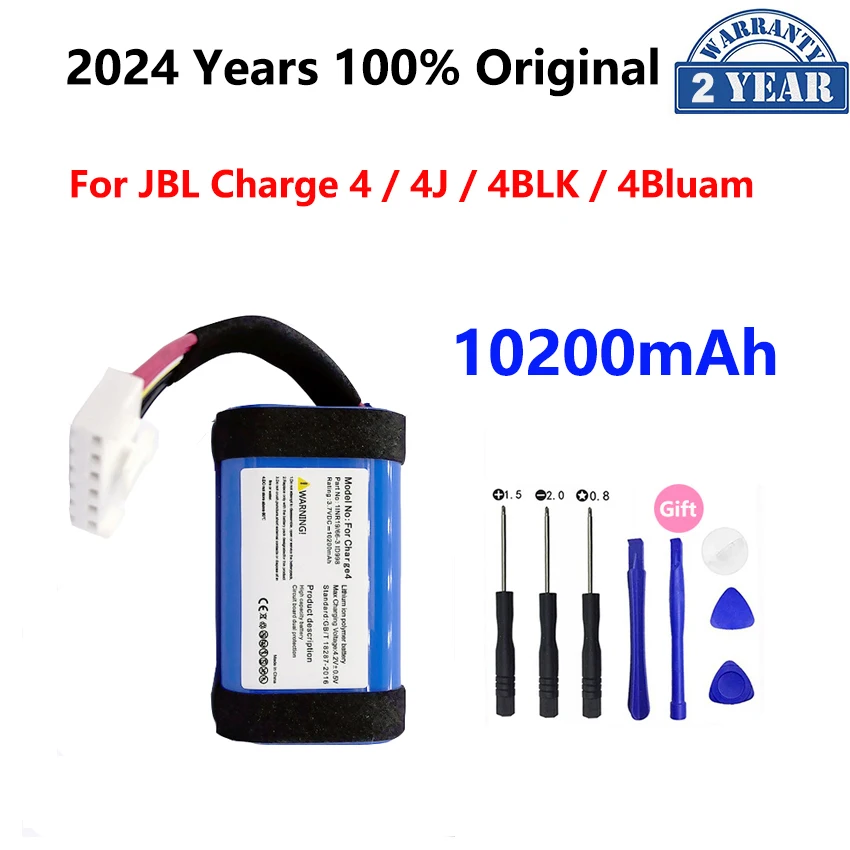 100% Original Replacement Battery For JBL Charge 1 2 2+ 3 4 4Bluam 5 Charge2 Plus Charge3 Charge4 Charge5 Pack Speaker Bateria