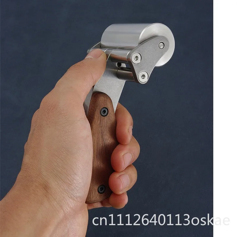 Heavy duty stainless steel roller DIY leather handmade leather roller 630g/60mm