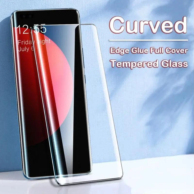 

For VIVO X200 X100 Pro Screen Protector vivo x100s X100 Ultra Curved Phone Glass Edge Glue Tempered Glass X200 Protective Film