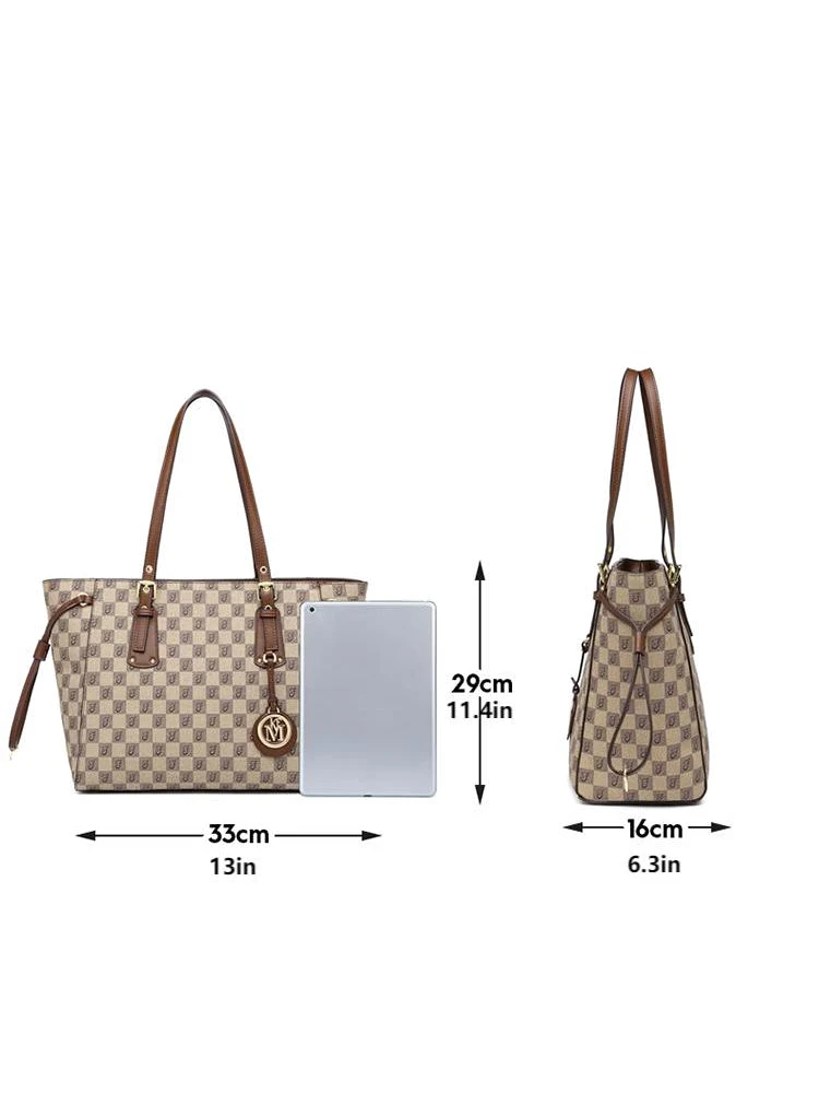 2024 New 2024 New Large Bag High-end Commuting Large Capacity Mommy Bag Tote Bag Hand Shoulder Bag European and American Casual Women\'s Bag Large