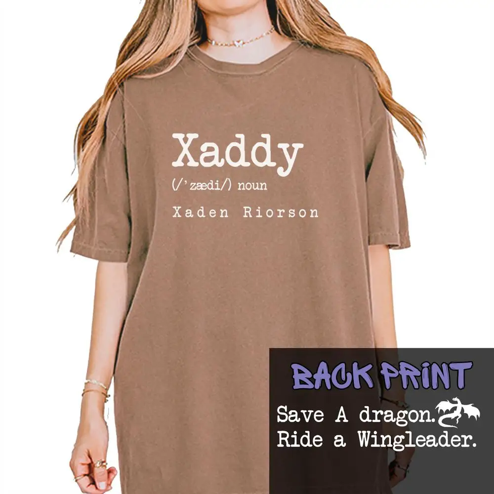Camiseta feminina de algodão Xaddy Save A Dragon Ride A Wingleader Vintage Camiseta macia Dragon Riders Tee Moda Crop Tops