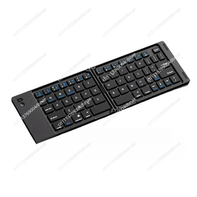 Triple Folding Keyboard Wireless Bluetooth Foldable Keyboard Suitable for Desktop Computers Notebook Kits