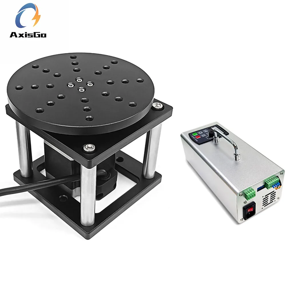 

HYDZT57 Mini Electric Rotary Stage R-Axis Platform for Laser Marking & Coding