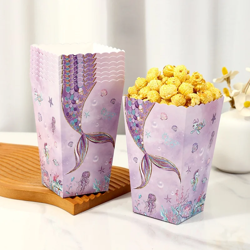 Jungle Animal Popcorn Boxes Zoo Treat Boxes Paper Jungle Theme Birthday Party Supplies Baby Shower Favor Movie Night Decorations