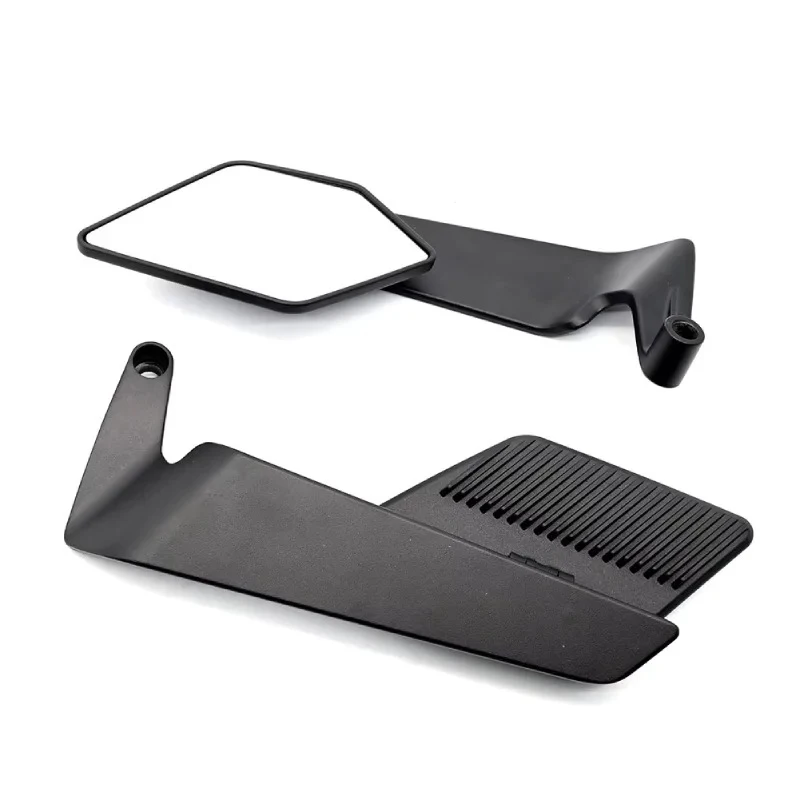 Universal Adjustable Motorcycle Wind Wing Side Rearview Mirrors For YAMAHA MT07 KTM 250 DUKE 990 Ducati V4 Kawasaki Z90 Suzuki - view 2