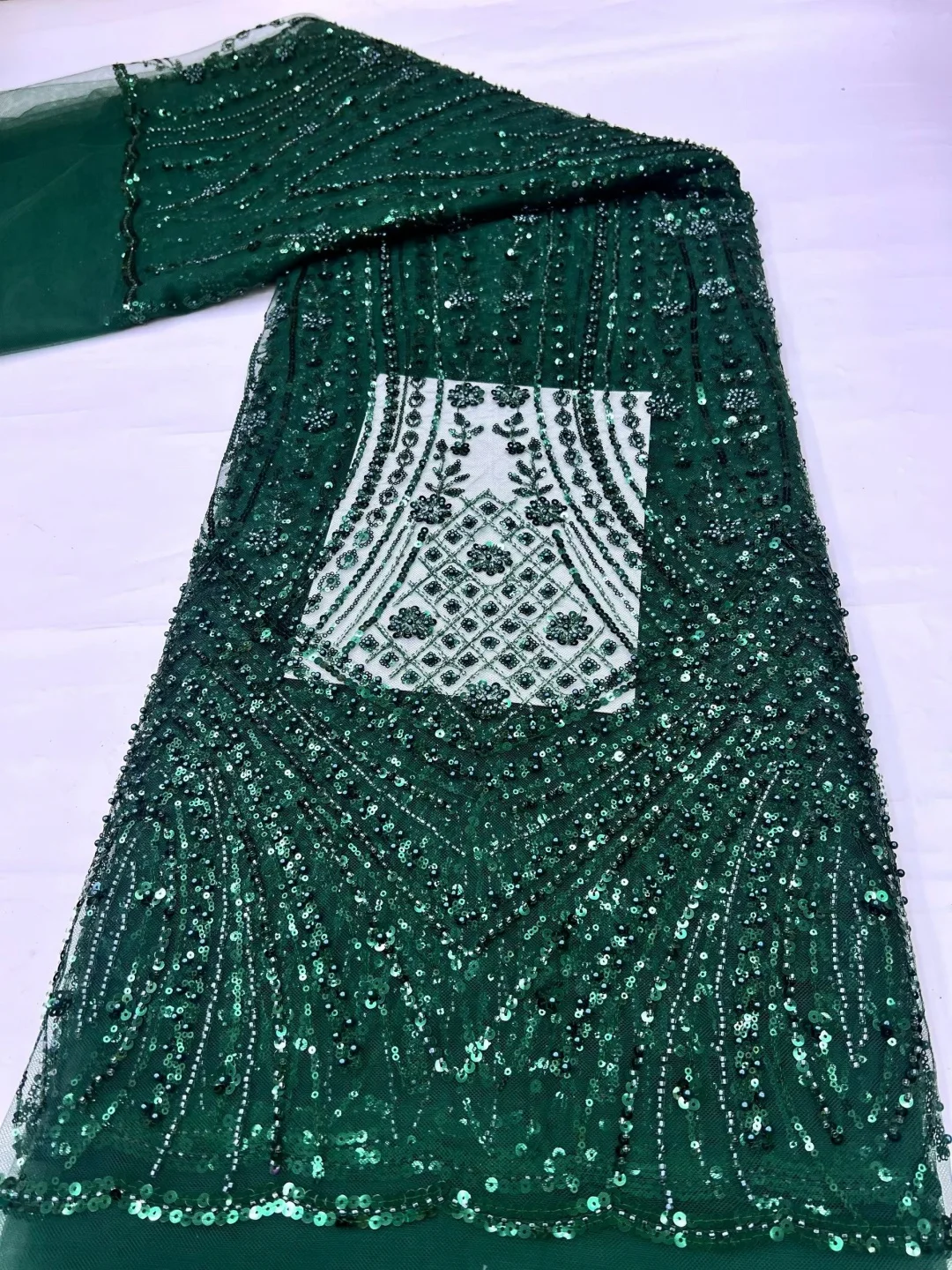 Hochwertiger, edler, einzigart – Embroidery Net Fabric Bewertung und Preis