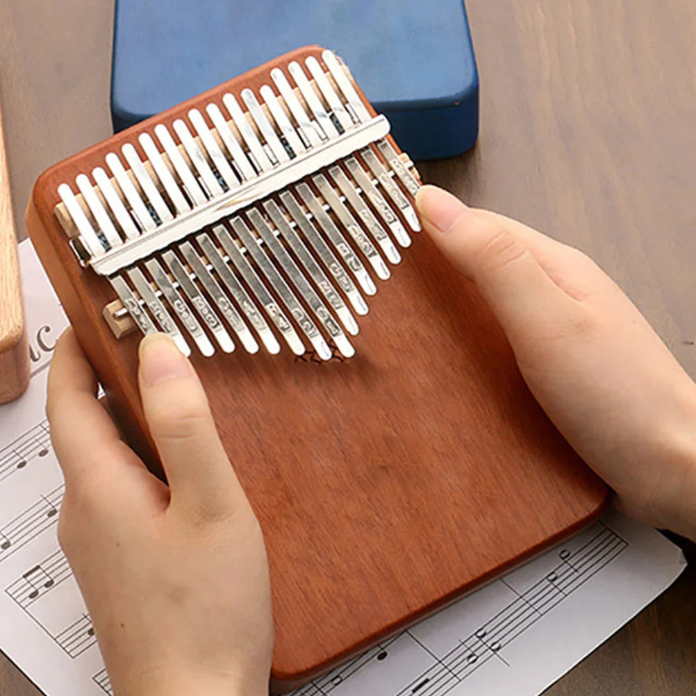 

2Sets Kalimba 17 Keys Repairing Kit Kalimba DIY Accessories Thumb Piano Parts Replacement Kit with Tuning Hammer Saddle Bridge