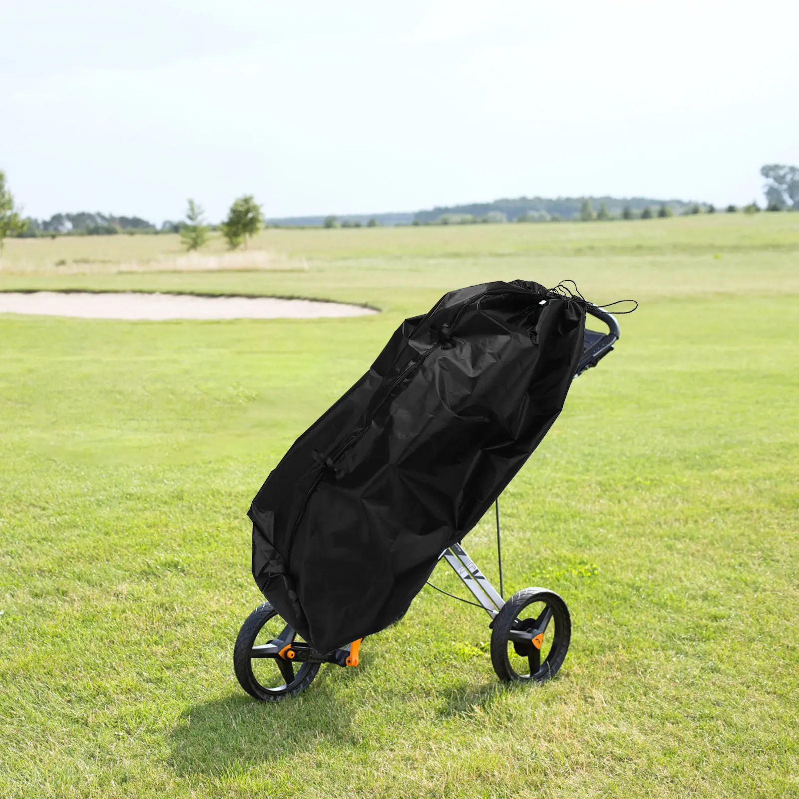

Golf Bag Cover Waterproof Lightweight Oxford Cloth Rainproof Dustproof Travel Golf Accessories Protective Cover for Clubs Bags