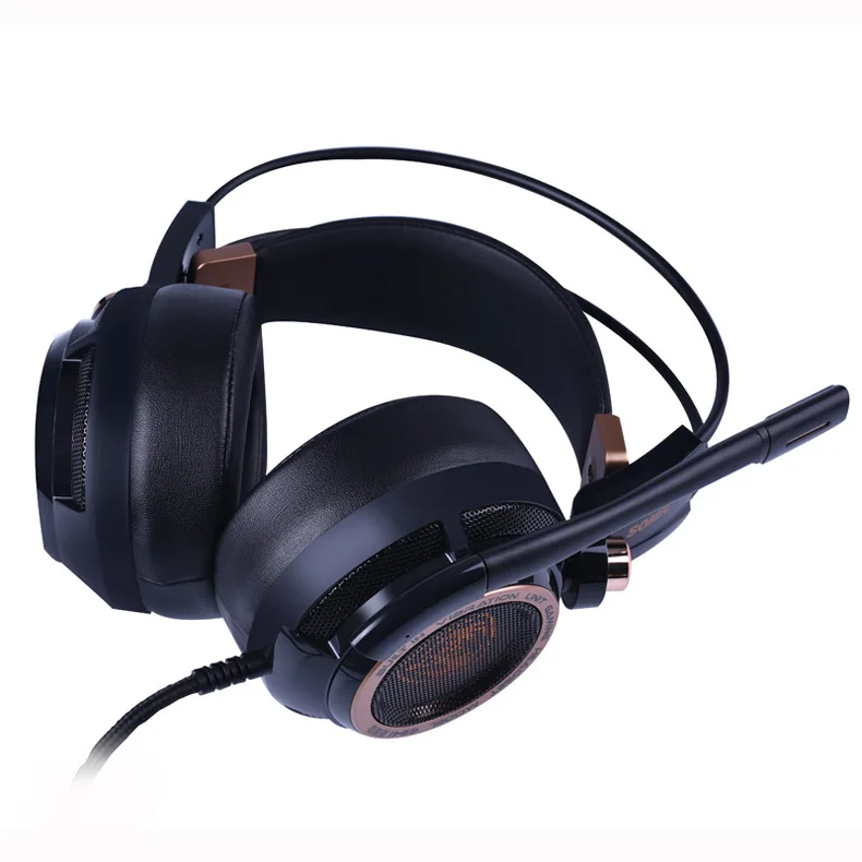 Imagem -05 - Anc Stereo Over-ear Gaming Headconjunto Fone de Ouvido com Fio com Microfone Usb Luz Led Cancelamento de Ruído Ativo Somic-g941