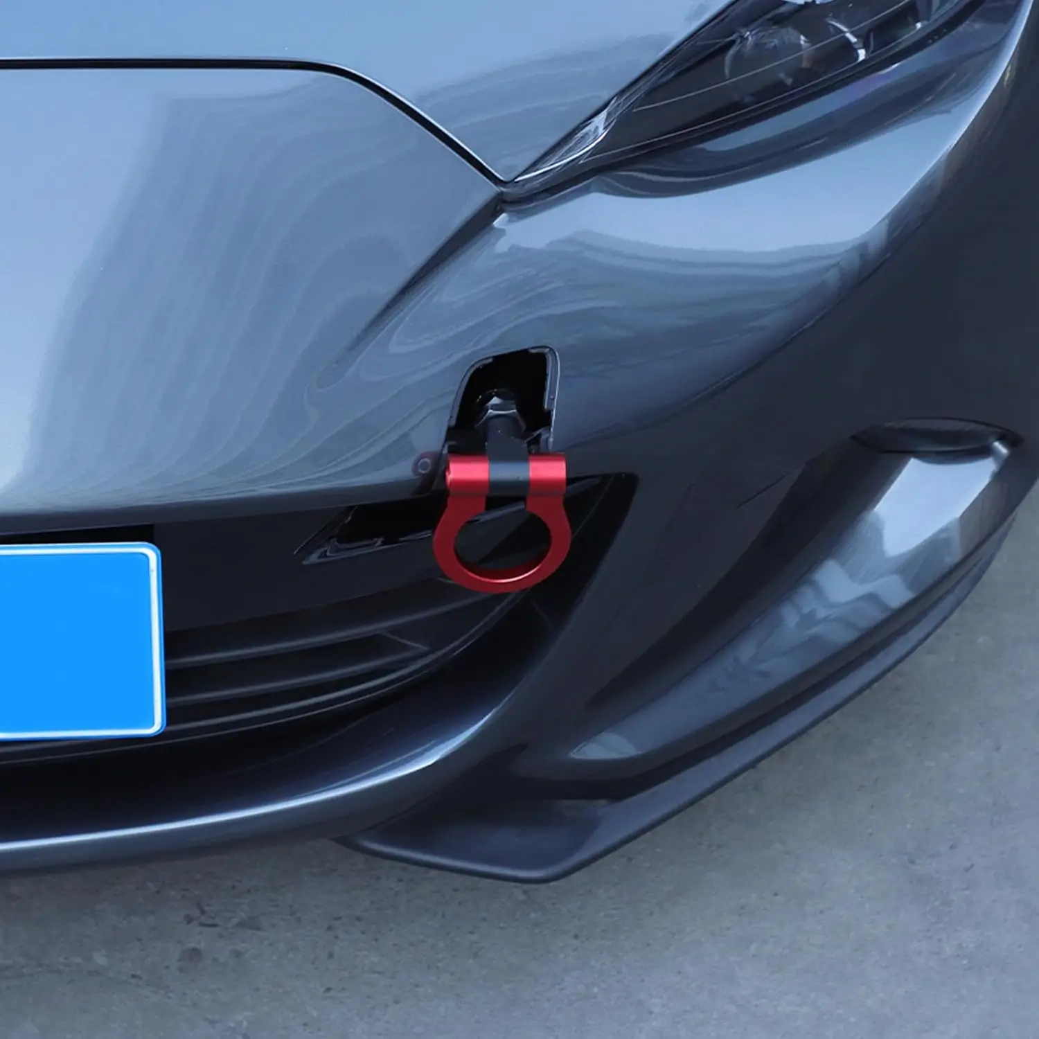 Tow Hook Front Rear Bumper Towing Hooks for Mazda MX-5 ND 2016-2024 Red