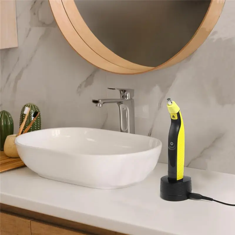 ABZA-Wall Mounted Holder Base For Norelco One Blade QP2520 QP2530 QP2620 QP2630 Hybrid Electric Shaver