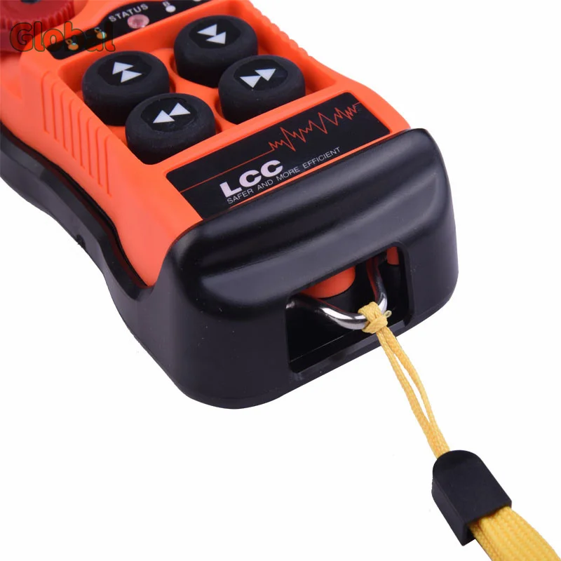 Imagem -02 - Buttons Singie Velocidade Industrial Wireless Radio Crane Remote Control Switches Winches Hoist Track Crane Lift Controller Qa200