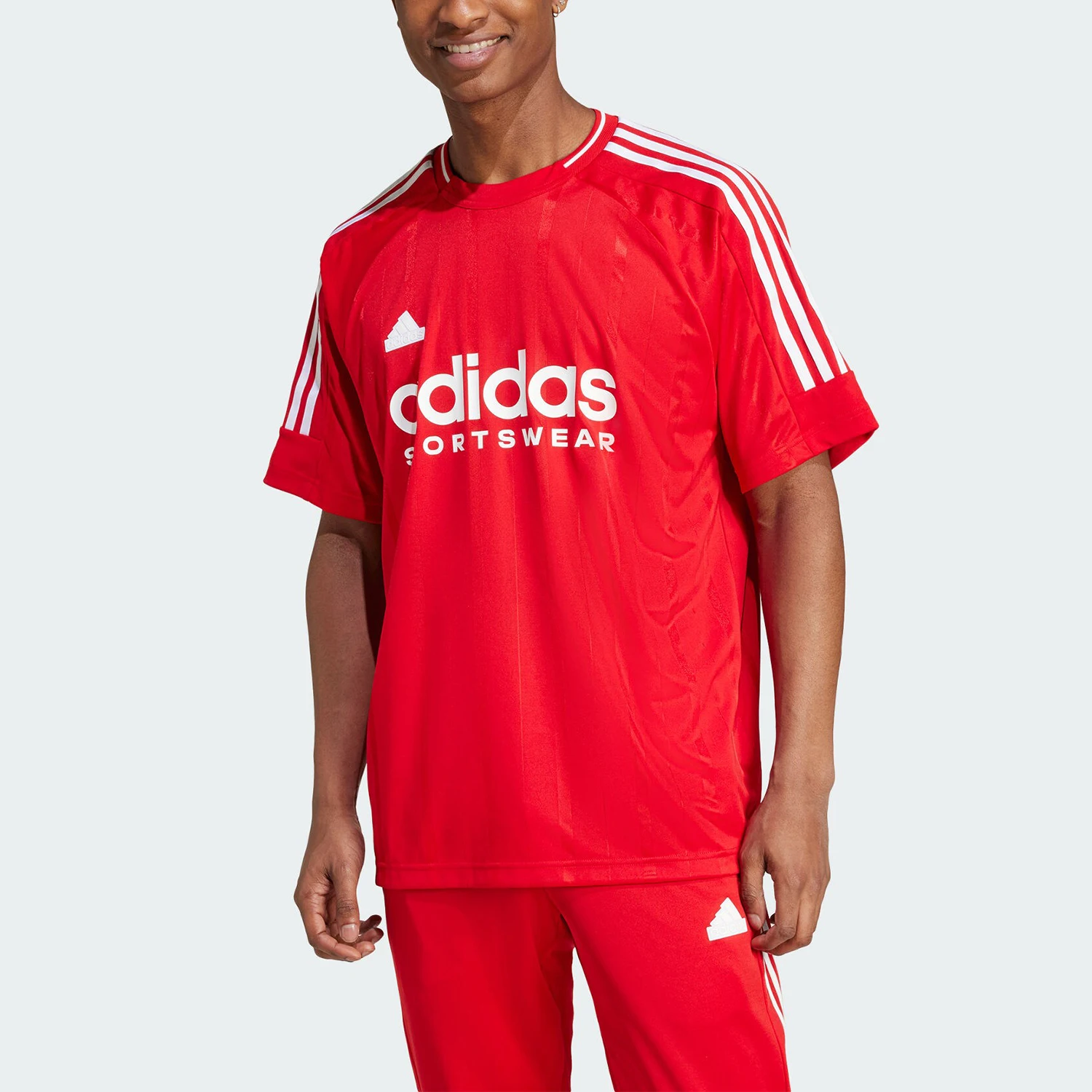 

Официальный оригинальный Adidas 2024, новый мужской дышащий спортивный повседневный короткий рукав IY4499