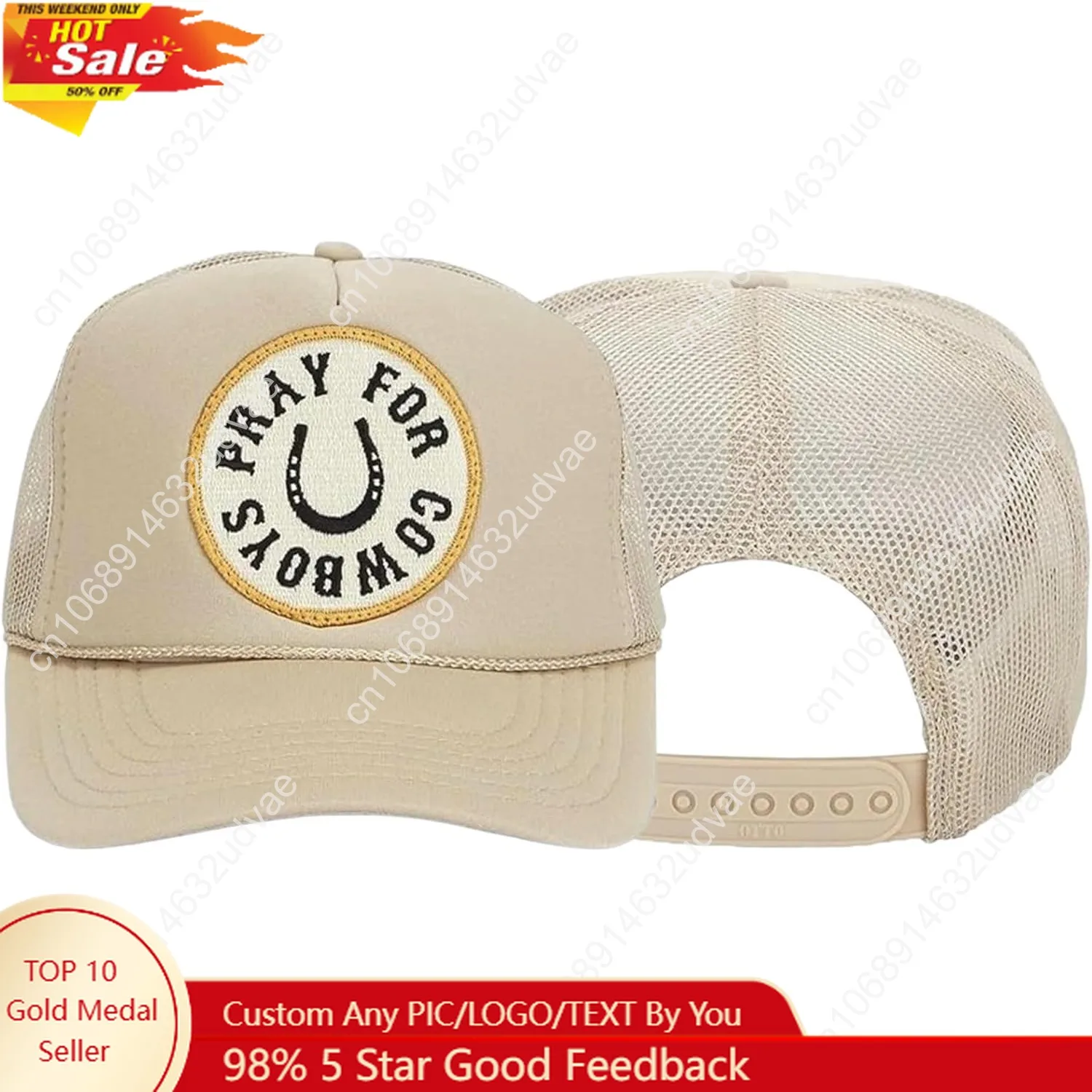 

Friday Feelin' Trucker Hat Women Baseball Cap Western Adjustable American Trucker Hats Fitted Mom Cap All Occasion- One Size