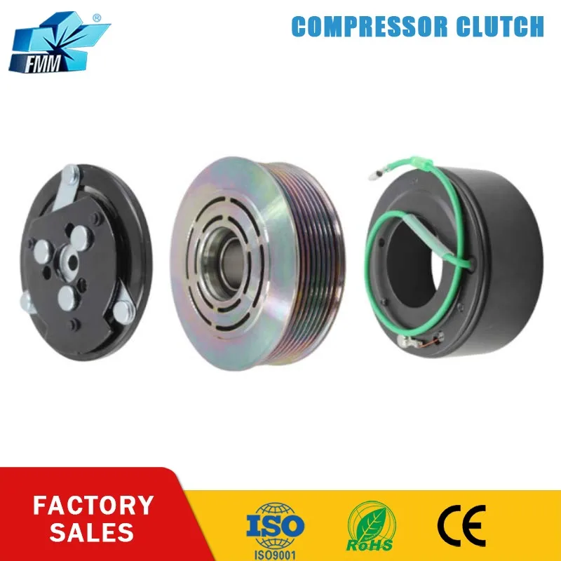 

FMM 8pk 153mm A/C AC Compressor Clutch Pulley for 709 24V Bearing Siize 355520