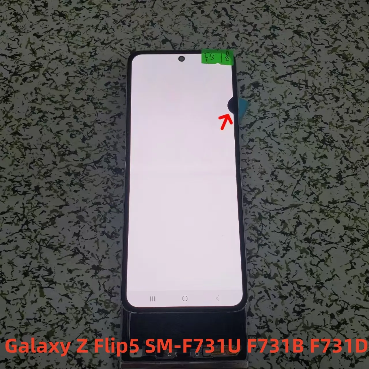 Suitable for Galaxy Z Flip5 SM-F731U F731B F731D small folding screen LCD display assembly, 100% original with border screen