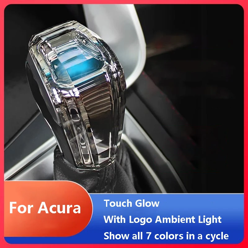 

Crystal Handle Replacement For Acura RL MDX TL TSX ZDX RDX ILX RLX TLX TLX-L Car Gear Shift Knob with Ambient Light