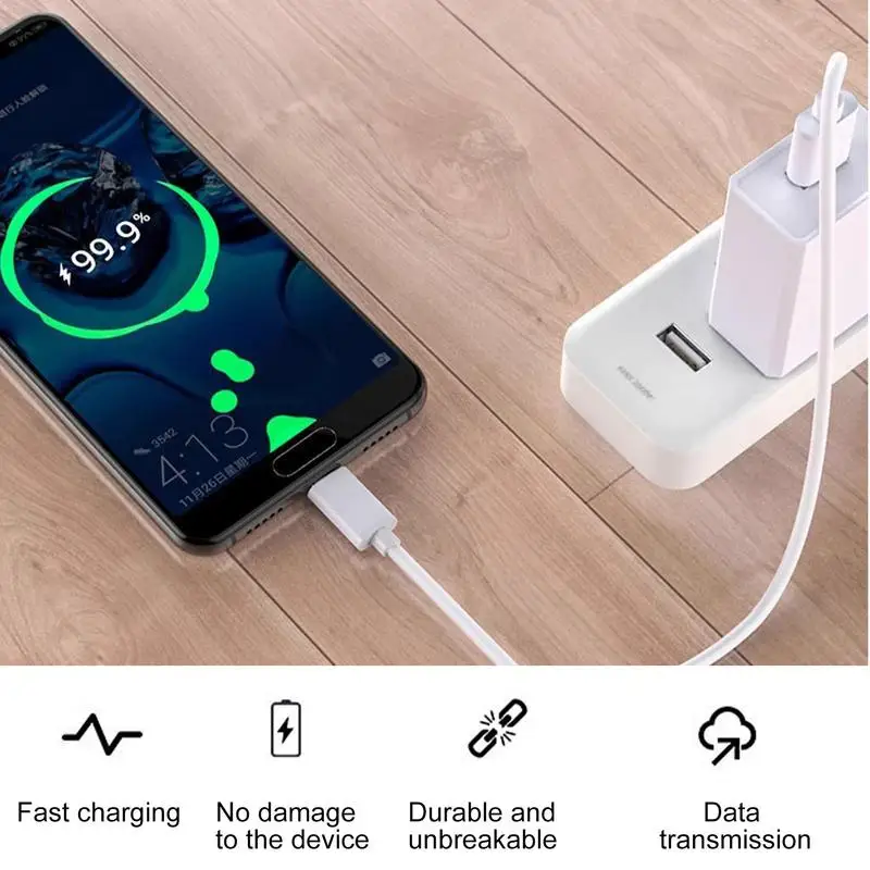 충전기 USB B 고속 충전 코드 고속 충전기 코드 10A 빠른 전화 전원 공급을 위한 효율적인 데이터 전송 1M