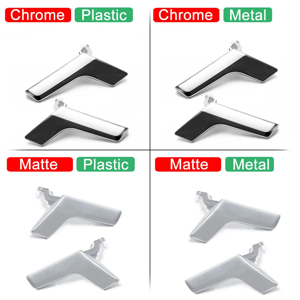 Front/Rear Left/Rigjht Side Chrome Matte Car Inner Interior Door Handle Repair Kit For Mercedes W204 X204 Inner Trim Cover