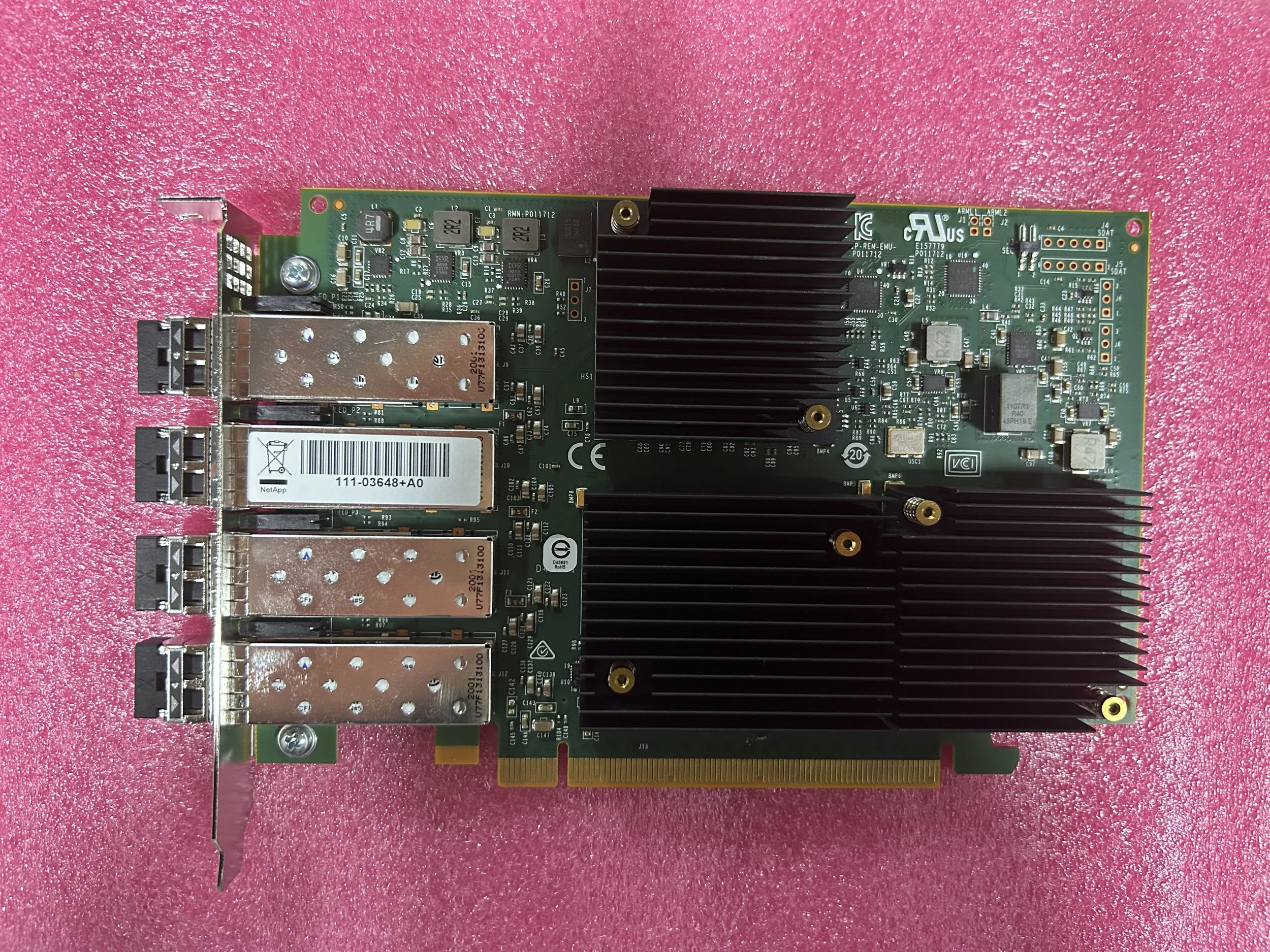 NetApp 32Gb HBA Fibre Channel X113A-A-C 111-03648+10 NetApp 32G HBA Channel Tape Module