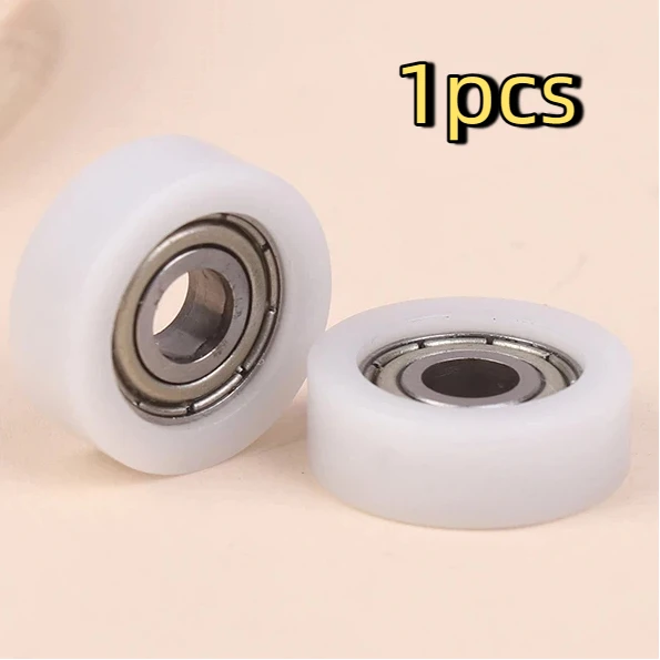 5*17*6mm Nylon Plastic Roller Guide Wheel 695zz Bearing Wheel POM Drawer Window Door Pulley Roller
