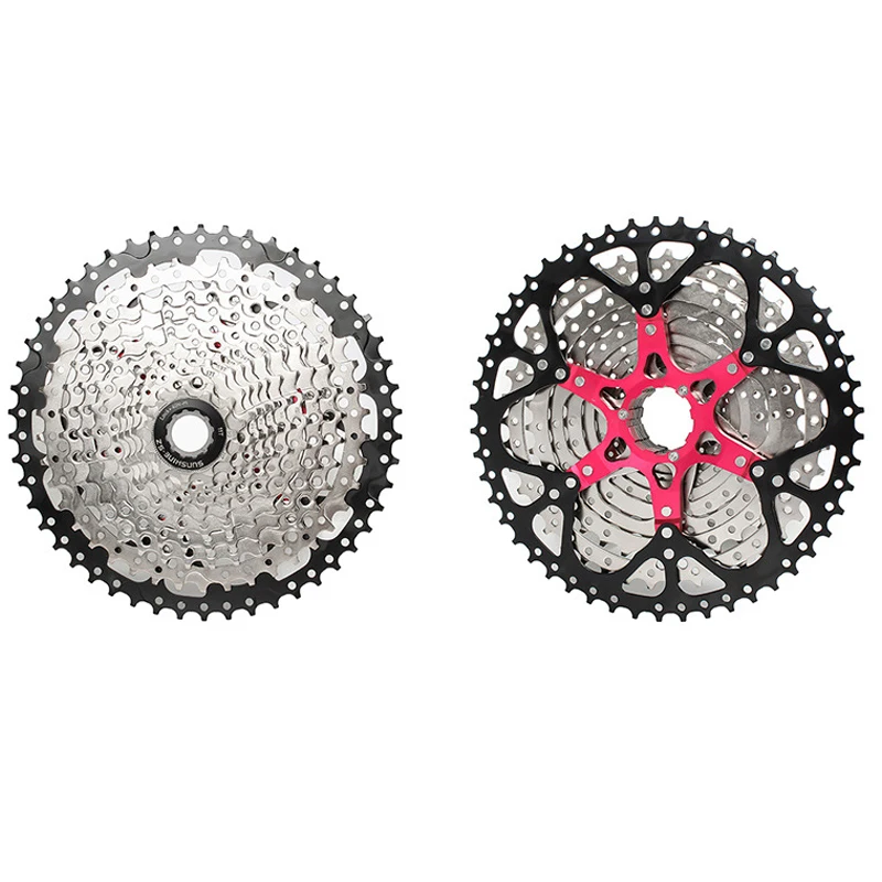 SUNSHINE Bicycle Freewheel MTB Bike Cassette 8/9/10/11/12Speed 34/36T/40T/42T/46T/50T/52T Sprocket HG Structure For SHIMANO/SRAM