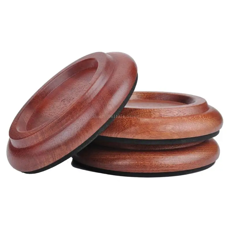 Grand Piano Caster Cup Set of 3 with Recessed Wheel