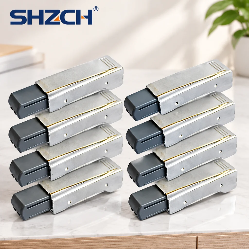 8pcs Adjustable Hardware Straight Arm Wardrobe Cupboard Buffer Hinge Buffer Damper Automatically Full Overlay Hinges