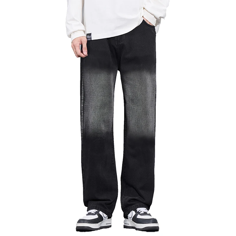 

2025 Men's Outdoor Drawstring Denim Pants, Handsome, Comfortable and Breathable, Men's Daily Fashion Wear, Everything and Trend