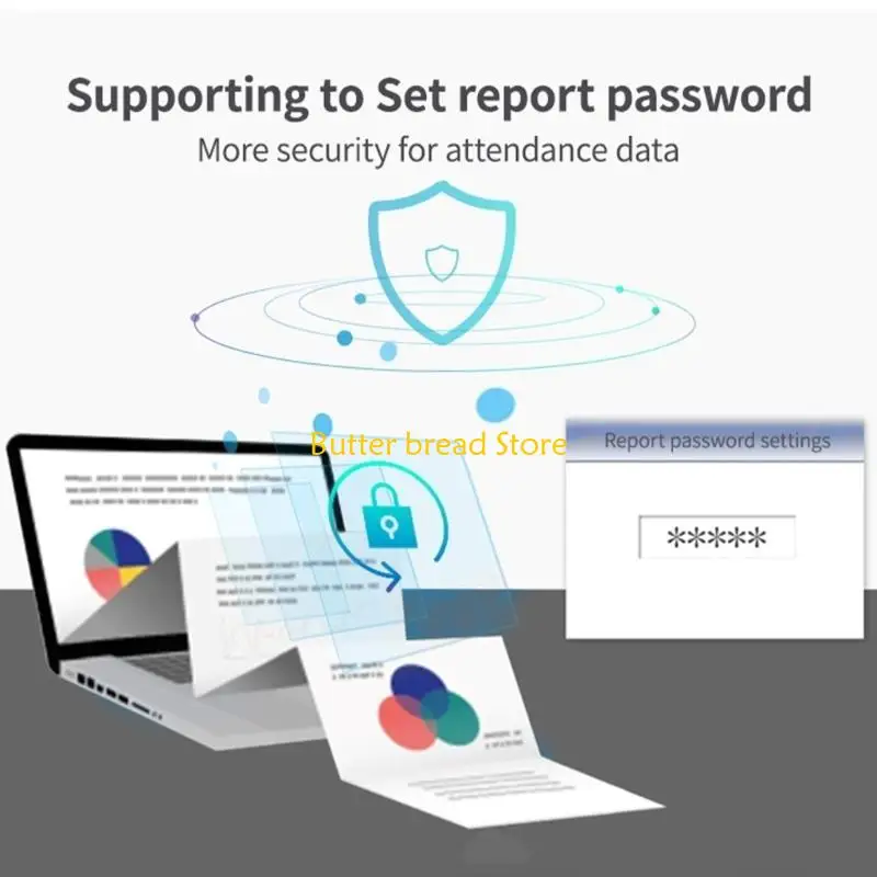 W89C مسجل ساعة الوقت الوجه البيومترية بصمة كلمة المرور آلة حضور الموظفين 2.8in شاشة التعرف السريع
