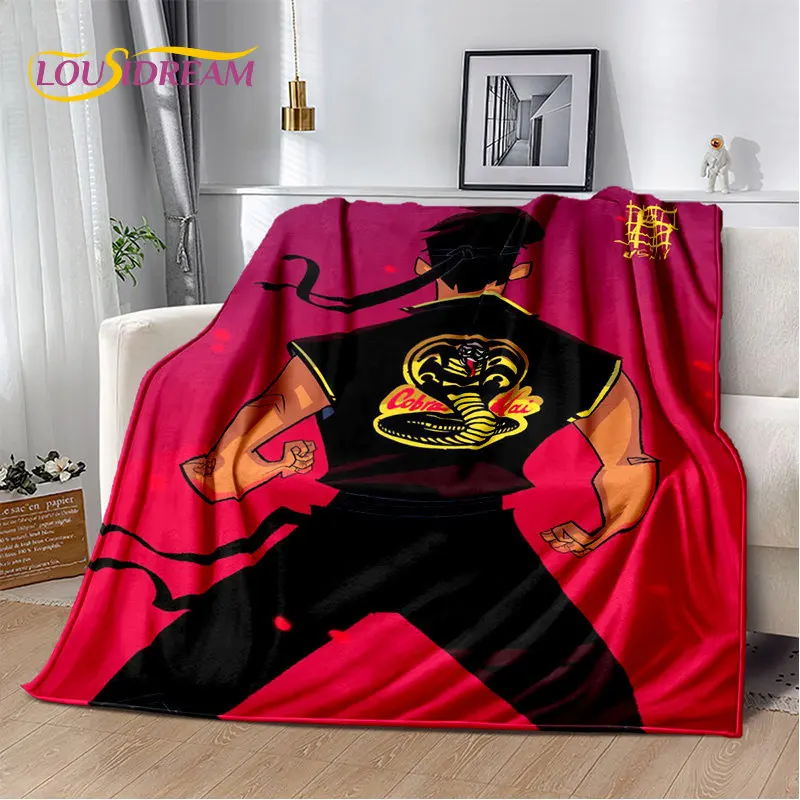 Cobra Kai Amanda TV Karate Soft Plush Blanket,Flannel Blanket Throw Blanket for Living Room Bedroom Bed Sofa Picnic Cover Kids