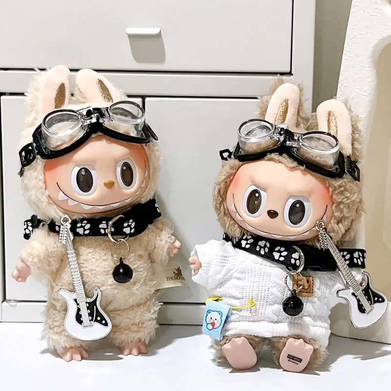 Only Accessories Labubu Second Generation Baby Clothes Sit Sit Party Doll Cool Glasses Accessories Change Labbu Pendant Doll