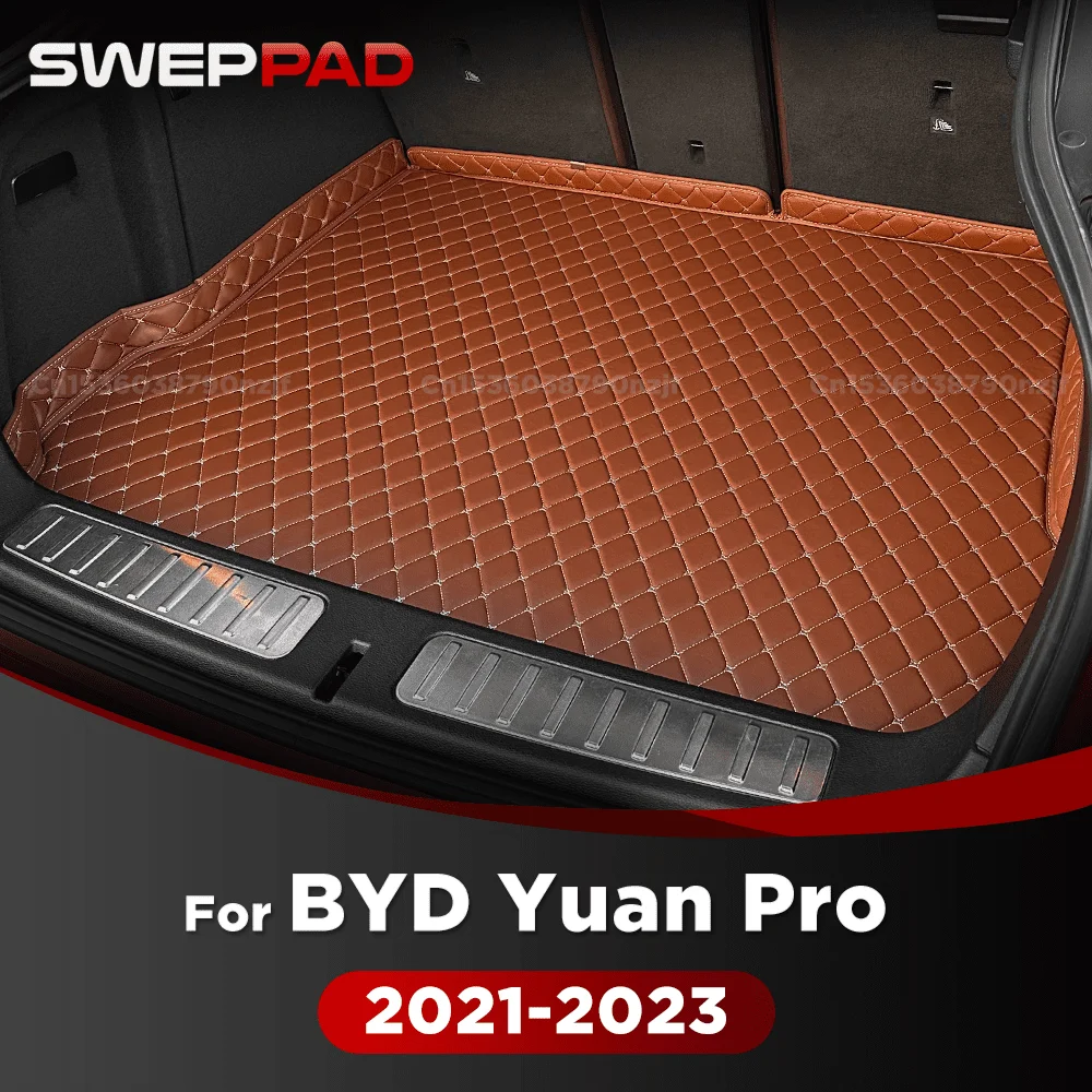 

Для BYD Yuan Pro 2021 2022 2023 3D коврик в багажник автомобиля, коврик для багажника, ковер, аксессуары для интерьера, чехол