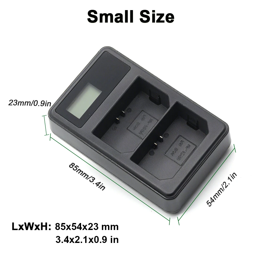 NP-FZ100 Battery Charger Compatible with A7 III, A7 IV, FX3, FX30, A9 II, A7R V, ZV-E1, A6700, Etc.