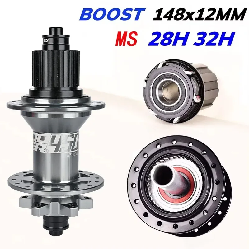 

Koozer 450 Micro Spline k7 cube Mtb hubs rear noisy hub 28 32 hole boost 5x141 QR 12x148mm THRU TA Bicycle Hubs 12S ms cubes