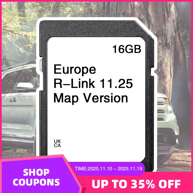 

Upgrade Map GPS Road Navigation Carminat R-Link 11.25 for Renault Megane Laguna Kangoo SD Card Car Sat Nav 16GB Europe UK 2024