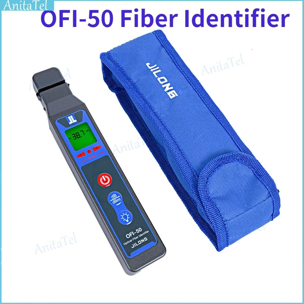 

JILONG OFI-50 Optic Fiber Identifier OFL Inspection Device FTTH Optical Recognizing Tester Multi-in-one Fixture Fiber Detector