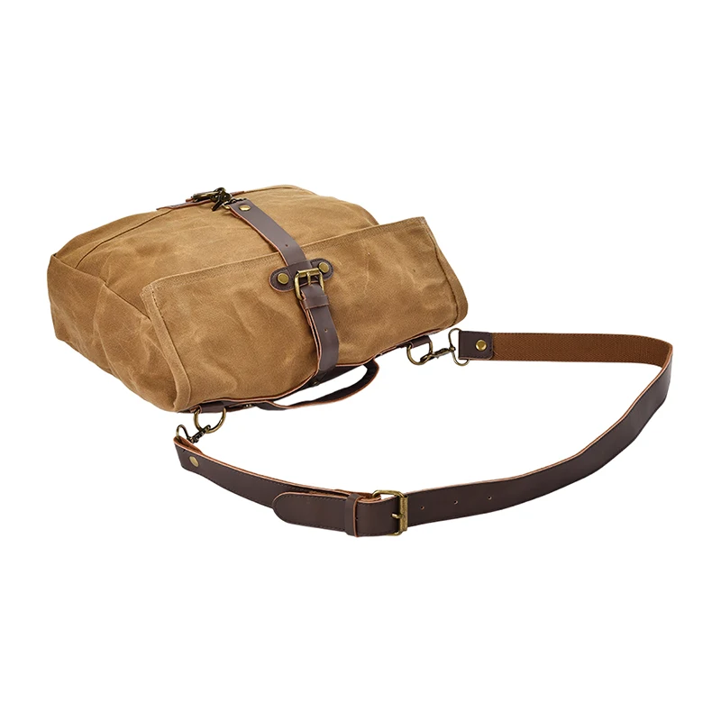 Universal Motorrad Satteltasche Retro Wasserdichte Umhängetasche Für Männer Öl Gewachste Leinwand Motorrad Gepäck Outdoor Reiten Toolkit