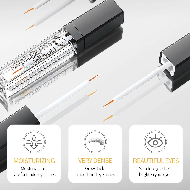 BIOAOUA Crescita delle ciglia Siero Ciglia Nutriente Ciglia arricciate Ispessimento Allungamento Lash Idratante Sopracciglio Onda Trucco