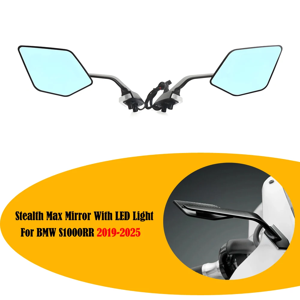 

Turn Signals LED Light For BMW S1000RR S1000 RR S 1000 RR 2019-2025 Motorcycle Accessories Rearview Mirrors With Flowing